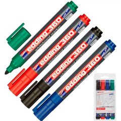 Набор маркеров для досок EDDING E-360/4S